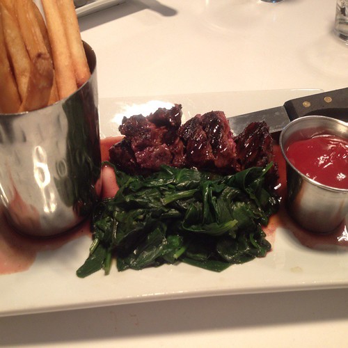 Steak Frites Celsius at Bryant Park Same entree for the … Flickr