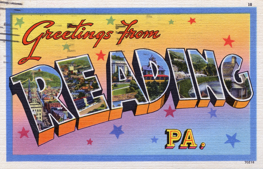 Greetings from Reading, Pennsylvania Large Letter Postca… Flickr
