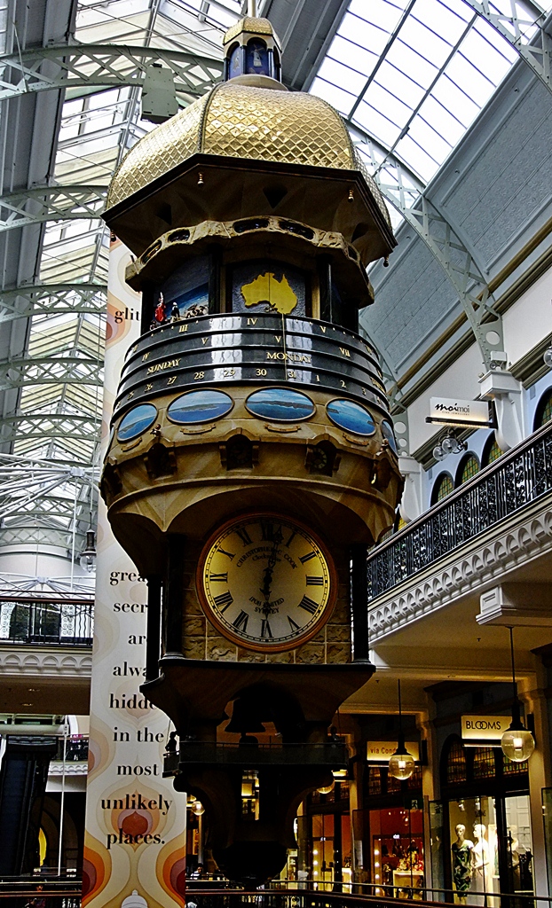 Great Australian Clock im Queen Victoria Building Die Grea… Flickr
