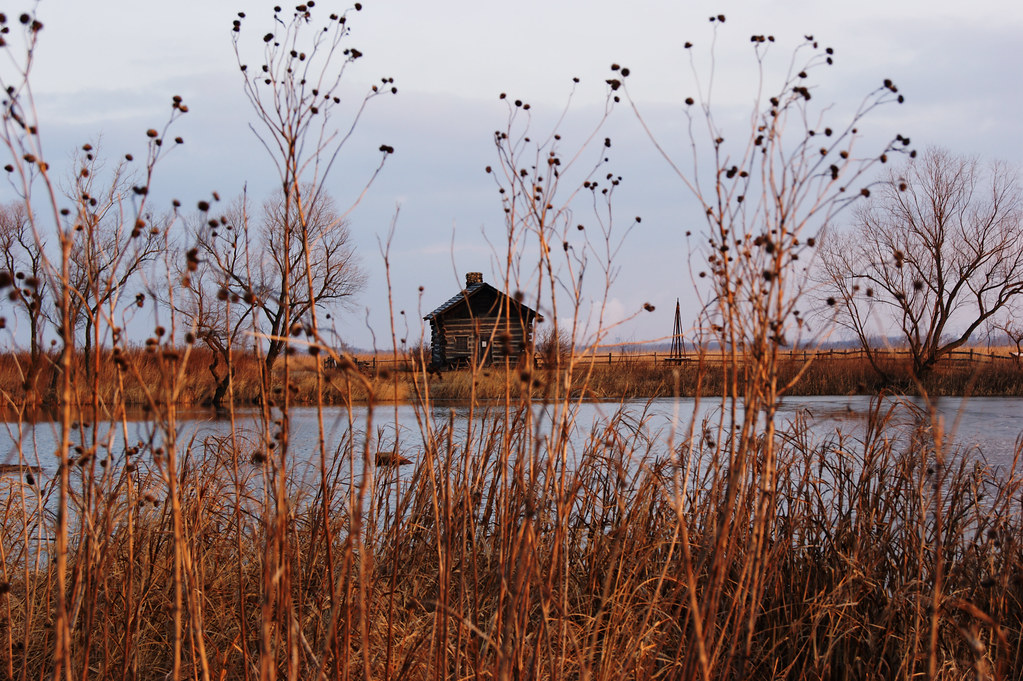 Cabin in Prairie The cabin at Goose Lake Prairie, looking … Flickr