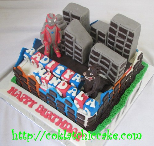Kue ulang tahun Ultraman Niken I.Dh Flickr