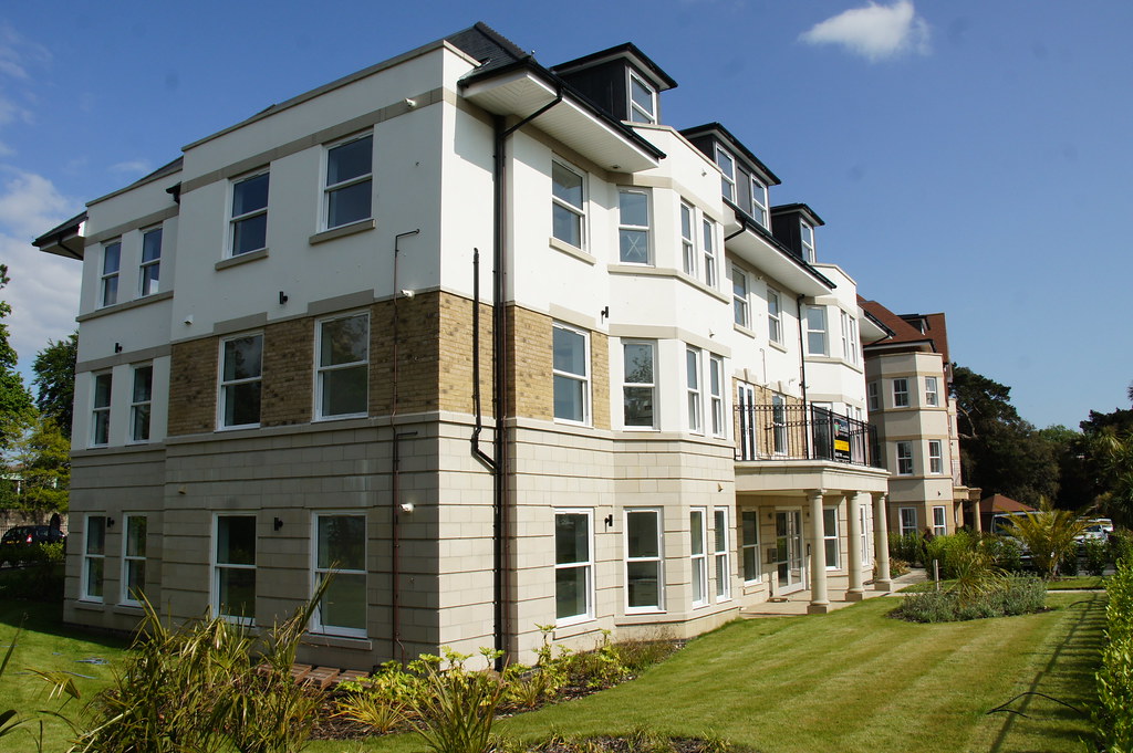 Harbourview on site of Clairville Hotel (Diplomat Hotel), 6 Durley Chine Road, West Cliff