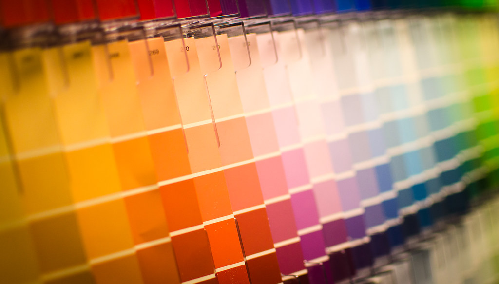 palate paint chips at Martins Hardware Store, Charlottesvi… Flickr