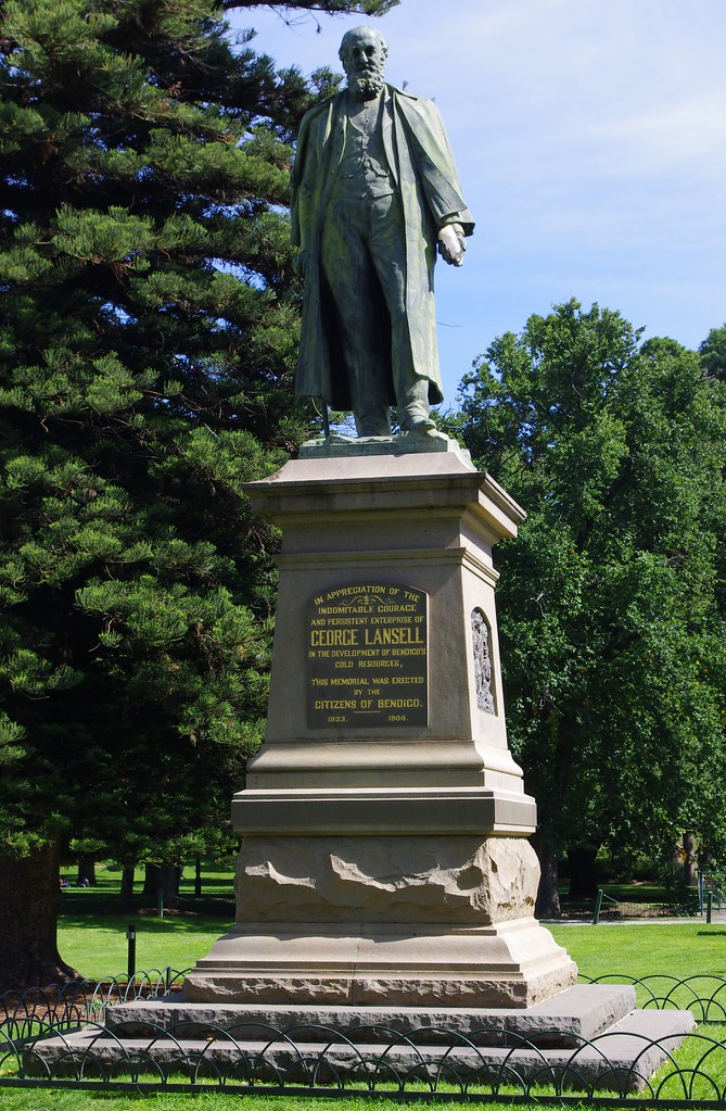 Lansell Statue Bendigo01 Sights of Bendigo Victoria… Flickr