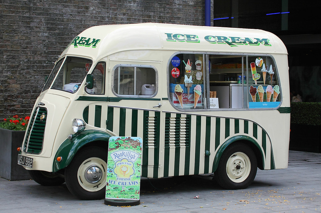 Morris J Type icecream van, London Ian Press Flickr