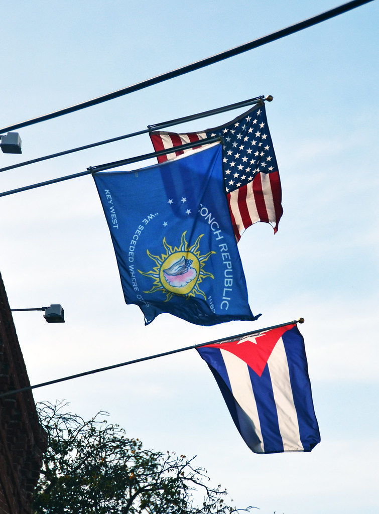 FLAGS OVER KEY WEST Please view in large size. . . The thr… Flickr