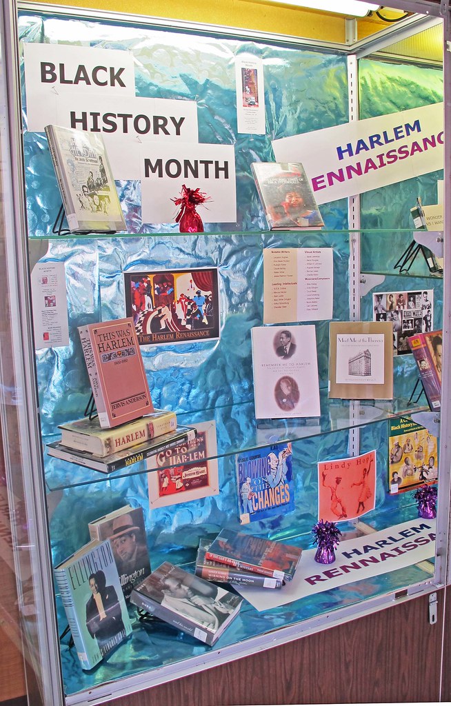 Black History Month Book Display Part of the exhibit for o… Flickr