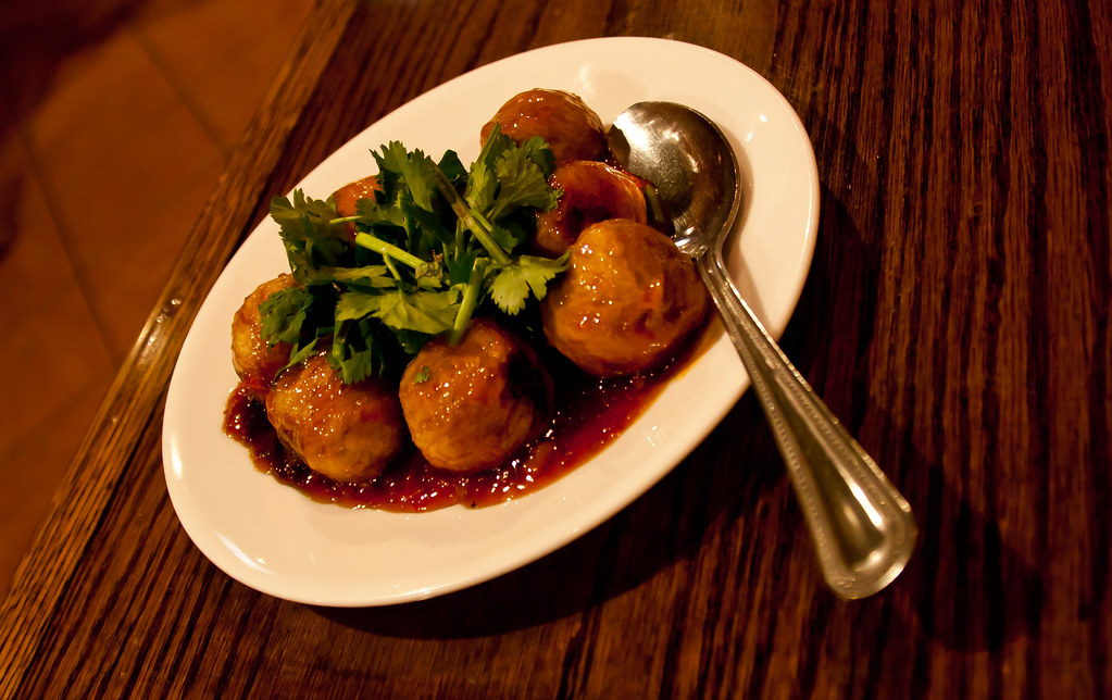 Pork Meatballs at SriPraPhai Woodside, Queens Thanks to … Flickr