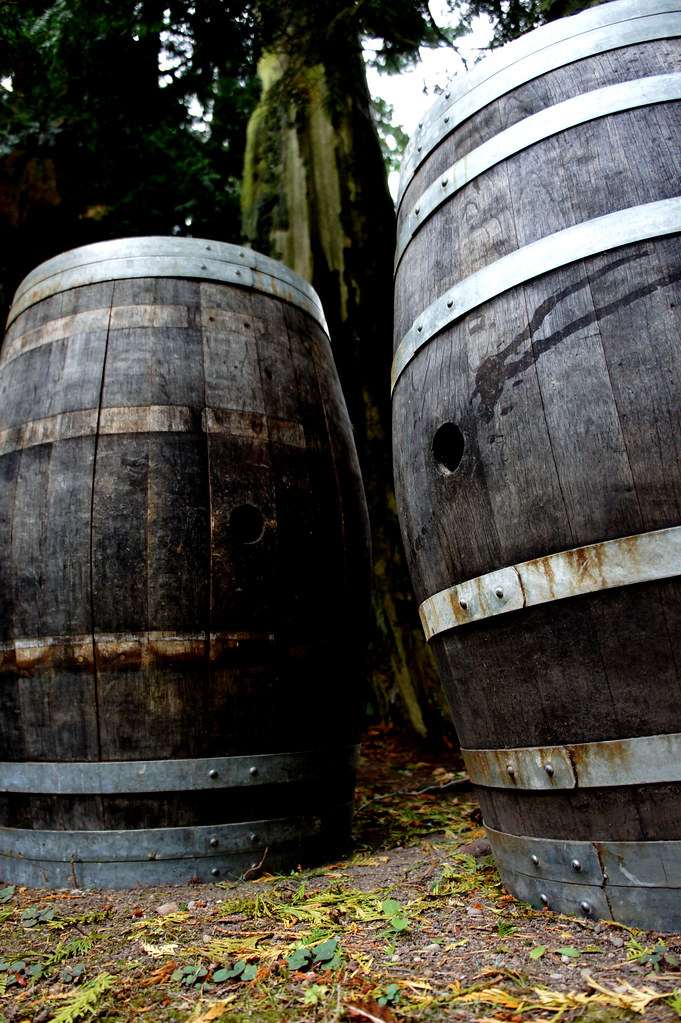 Retirees Old wine barrels in Woodinville, WA Mike Hilfer Flickr
