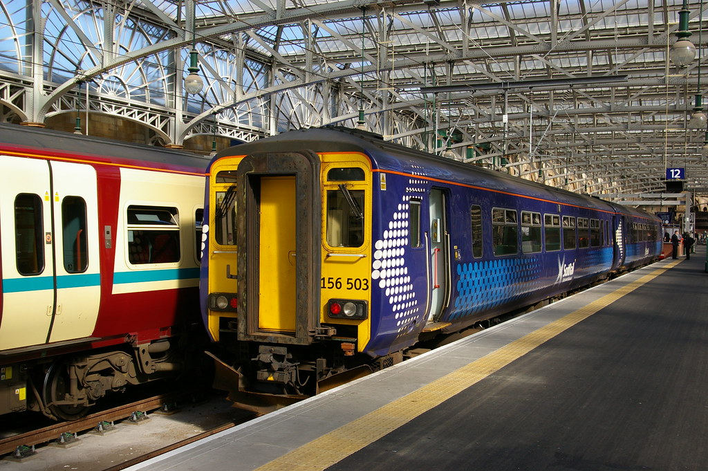 SCOTRAIL 156503 Glasgow Central Station 13/8/10 Flickr