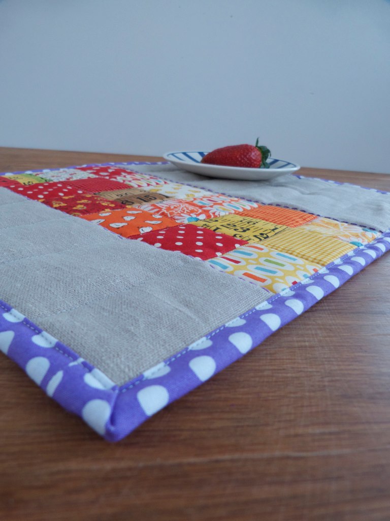 Placemat Red, Orange & Yellow Find more on www.owlsandco… Flickr