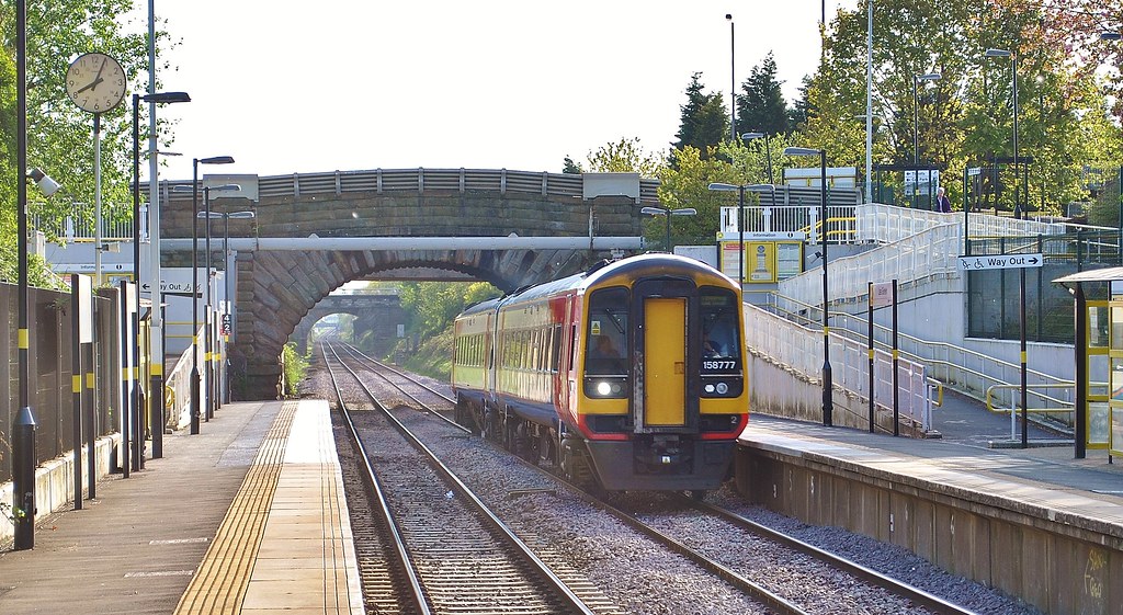 158777 at Lea Green East Midlands Trains' 158777 passes Le… Flickr