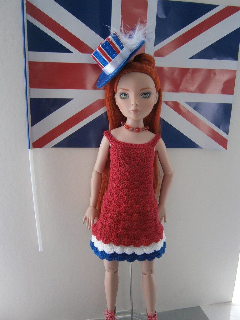 Jubilee Dress Nia in her new dress of red white and blue w… Flickr