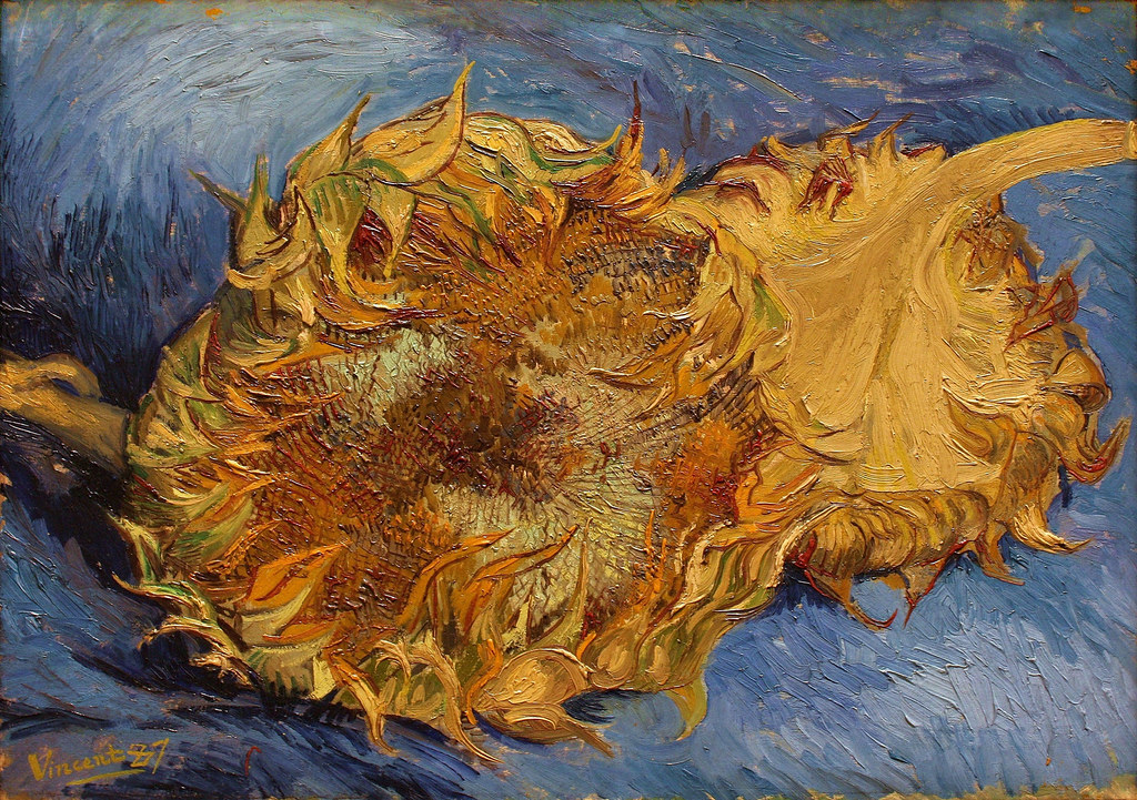 Vincent van Gogh Sunflowers [1887] Sunflowers appear ami… Flickr