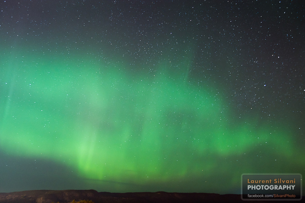 Aurore boréale / northern light Saguenay, Québec Flickr