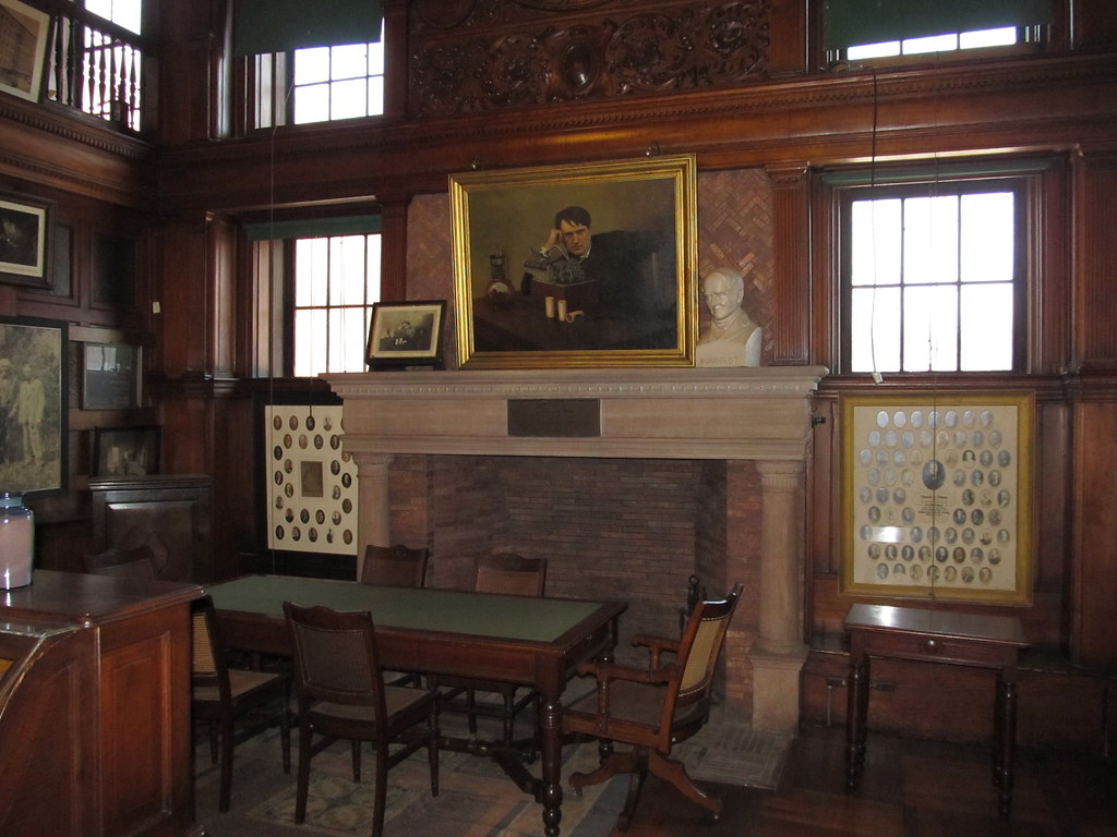 Edison's Library and Study, Thomas Edison National Histori… Flickr