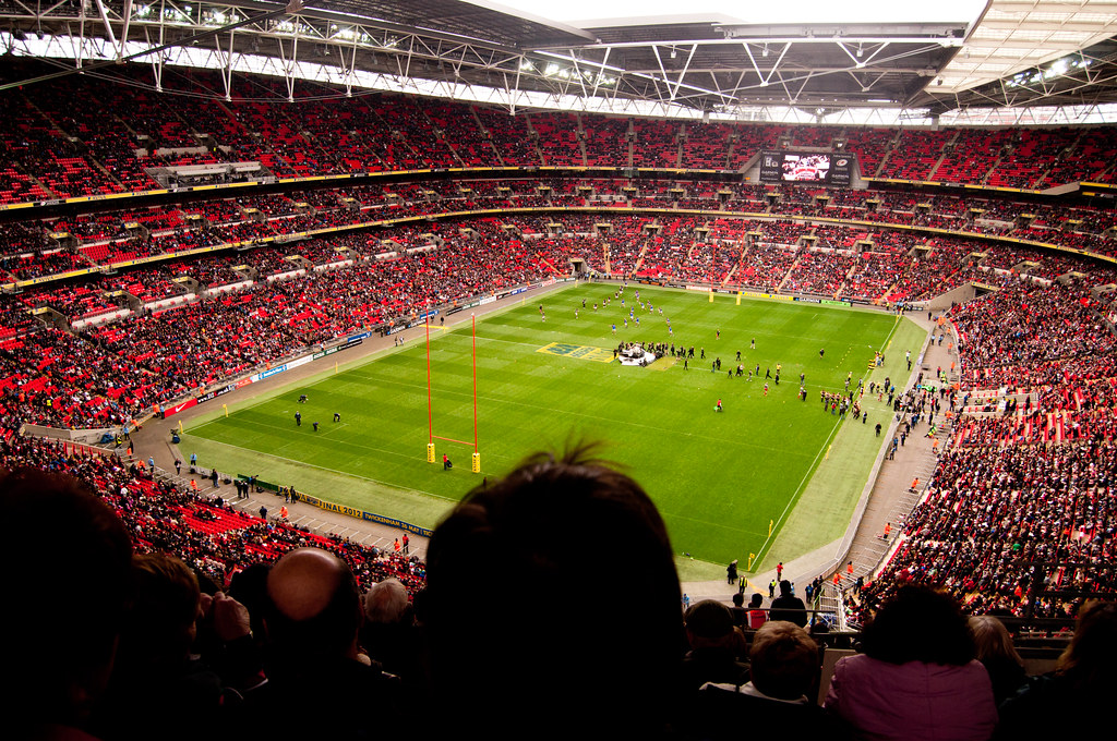Wembley Stadium The view from my seat before the match beg… Flickr