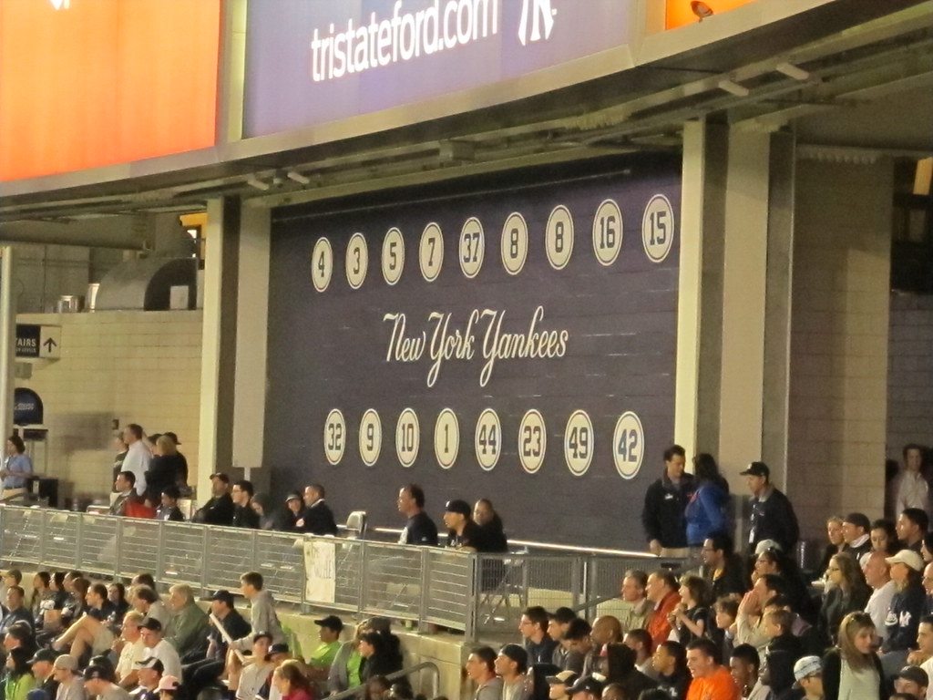 Retired New York Yankee Numbers, Yankee Stadium, The Bronx… Flickr
