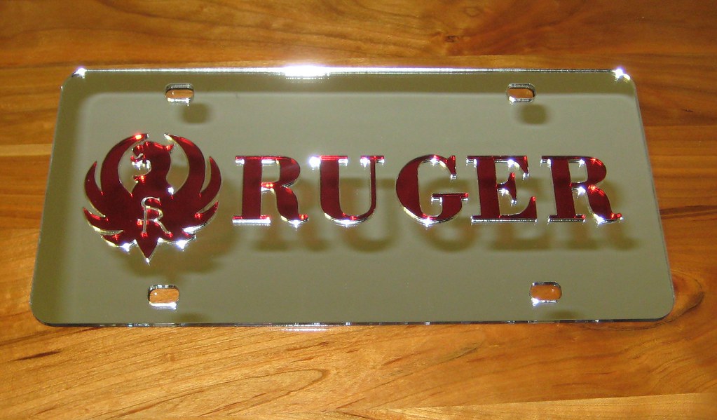 Ruger License Plate This is a one of a kind awesome Ruger … Flickr