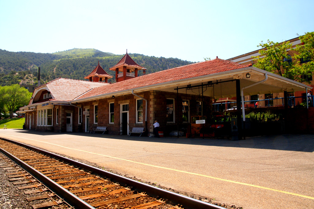 Old D&RGW Station Glenwood Springs, Colorado. It was built… Flickr