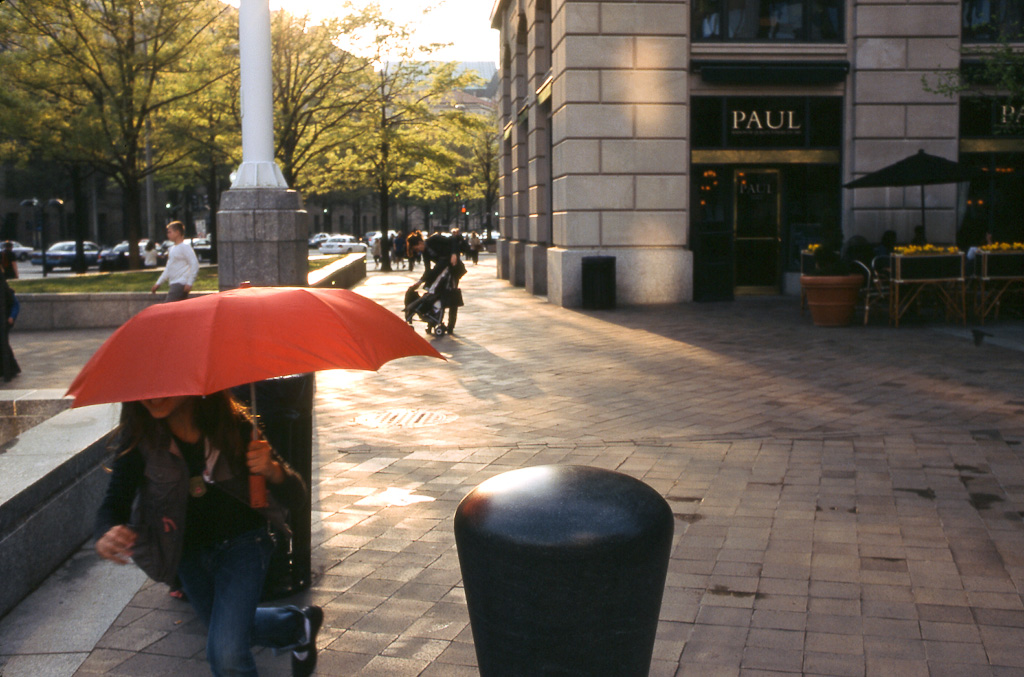 Girl with the Red Umbrella Penn Quarter, Washington, DC Ni… Flickr