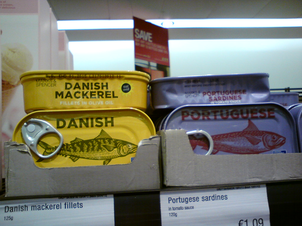 Danish Mackerel vs Portuguese Sardines eyair Flickr