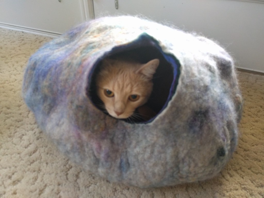 WetFelted Cat Caves Jessica Kimes Flickr