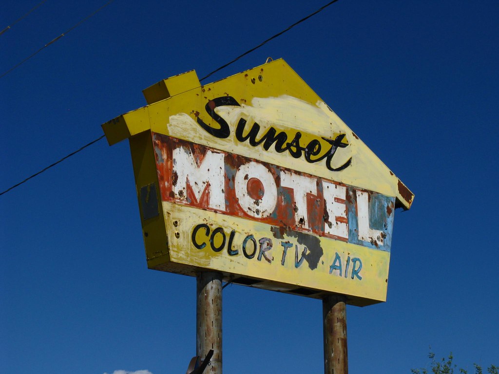 Pine Bluffs, Wyoming Sunset Motel Jasperdo Flickr