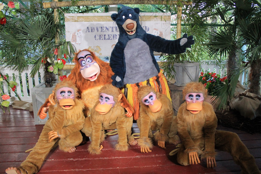 Meeting King Louie, Baloo and the Jungle Book Monkeys Flickr