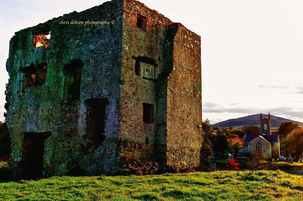 The castle ruin at newcastle co wicklow Historical Newcast… Flickr