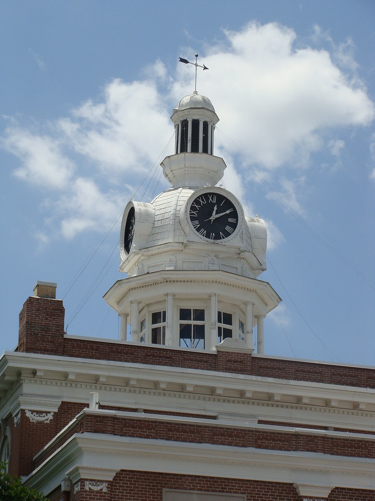 Rutherford County Court House Clock Tower Murfreesboro, Tn… Lamar