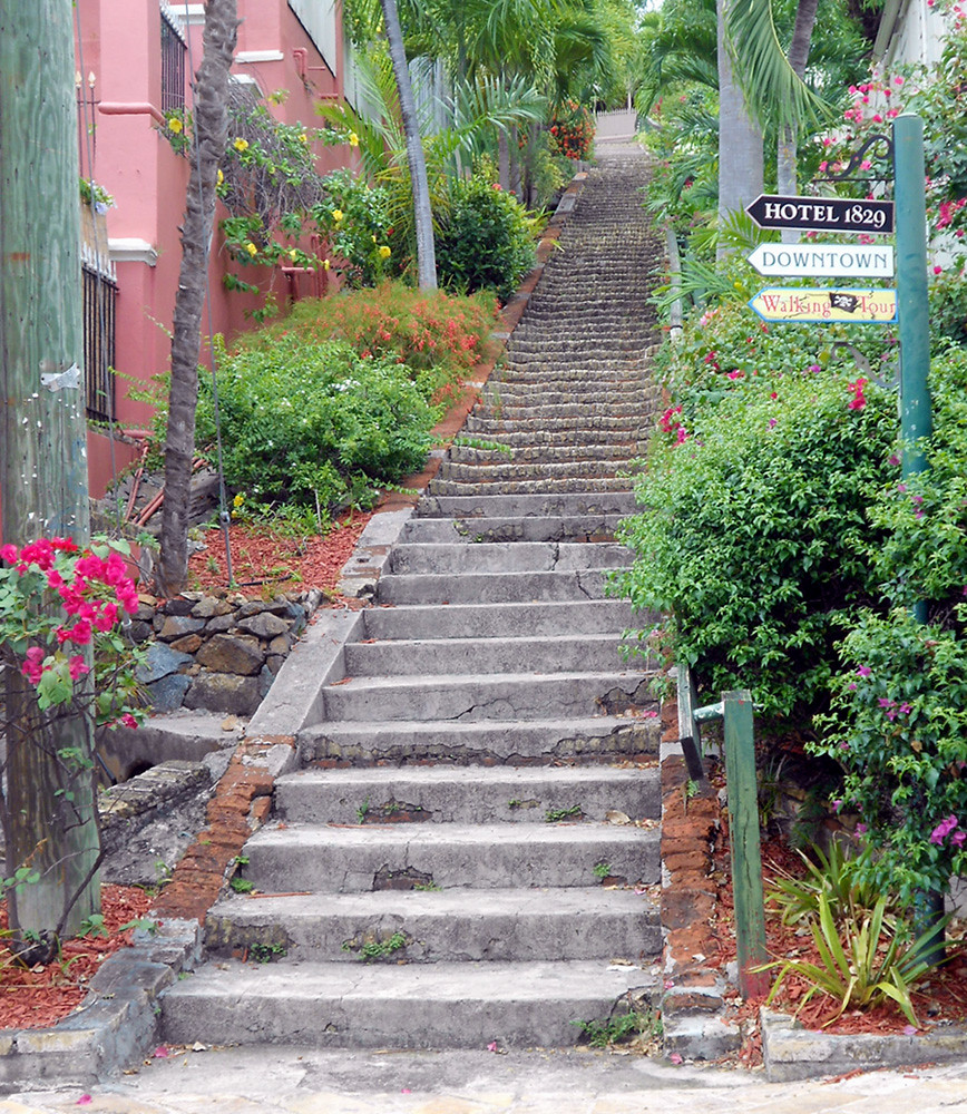 Charlotte Amalie "The 99 Steps" The "99 Steps" go from u… Flickr