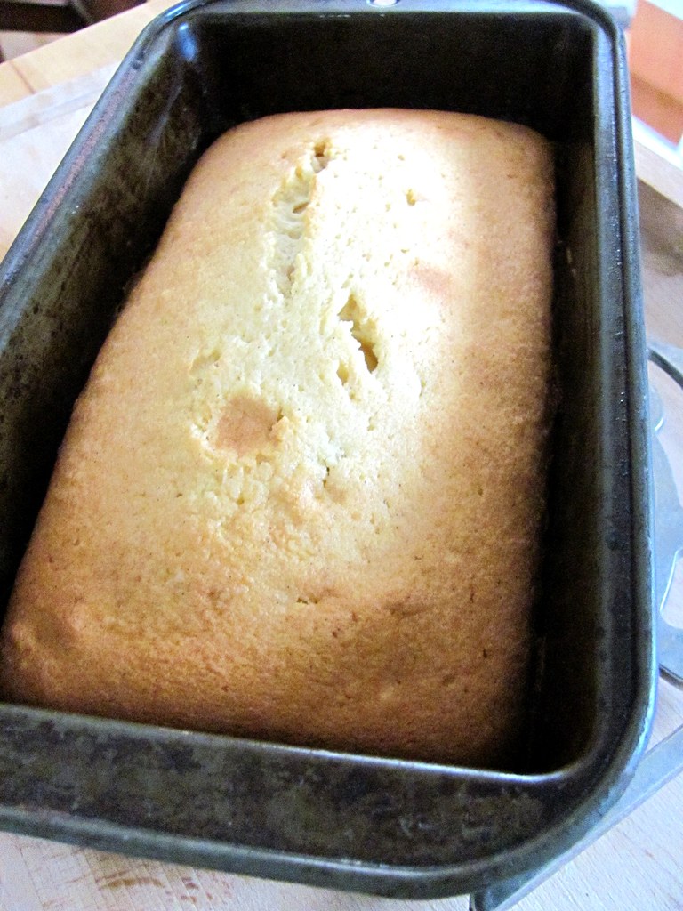 Joy of Baking's Pound Cake I could tell it over baked a bi… Flickr