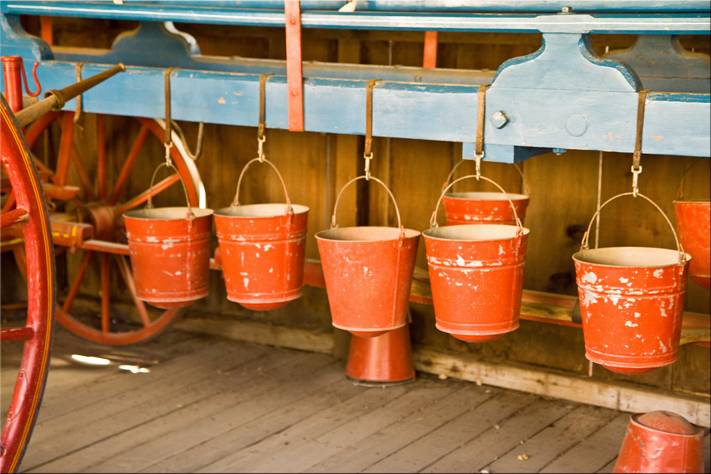 Bucket Brigade Aren't you glad that modern fire department… Flickr
