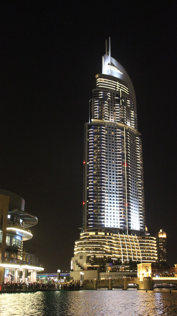 The Address by night, Dubai The Address Downtown Dubai, (A… Flickr