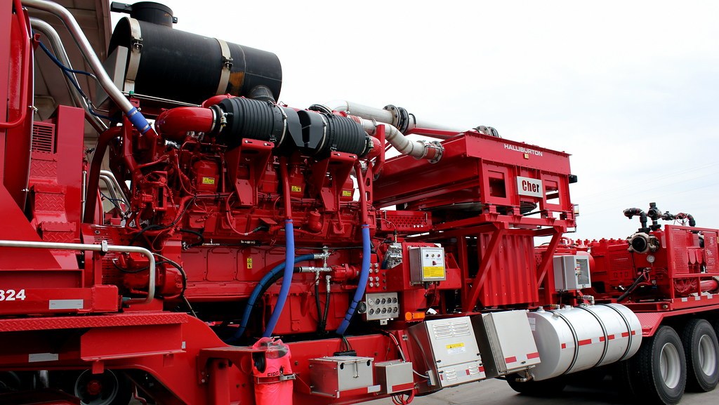 Halliburton Fracking Trucks