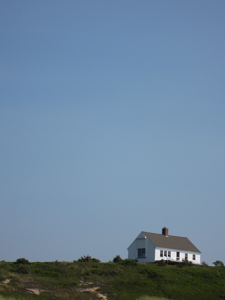 Edward Hopper house and big blue sky, Fisher Beach, Truro,… Flickr