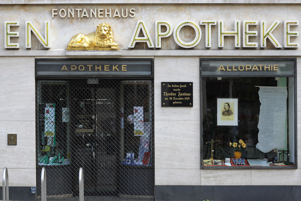Fontane Apotheke Nun endlich in die FontaneApotheke. Nein… Flickr
