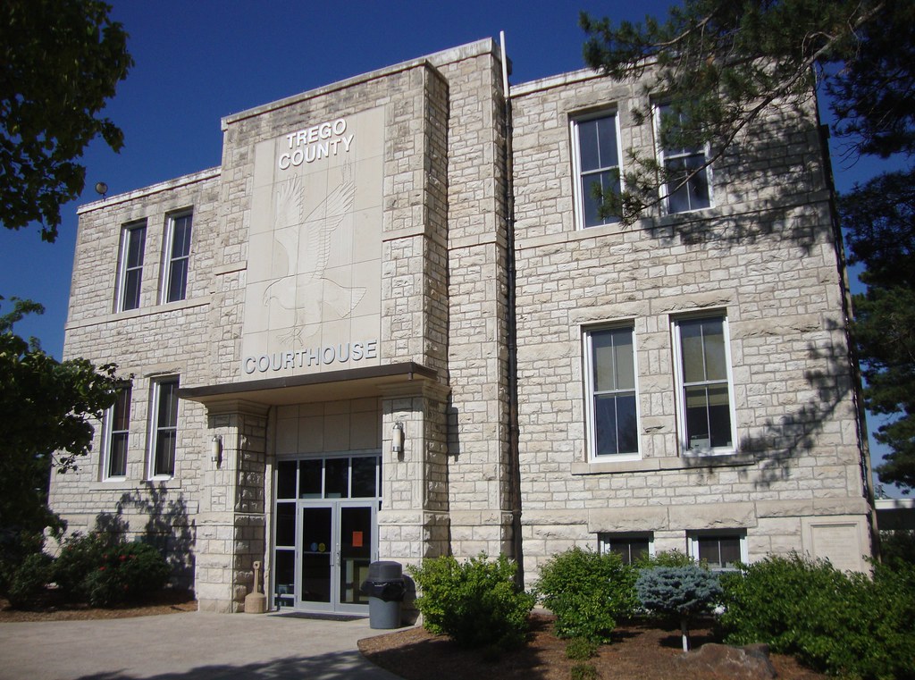 Trego County Courthouse (WaKeeney, Kansas) This courthouse… Flickr