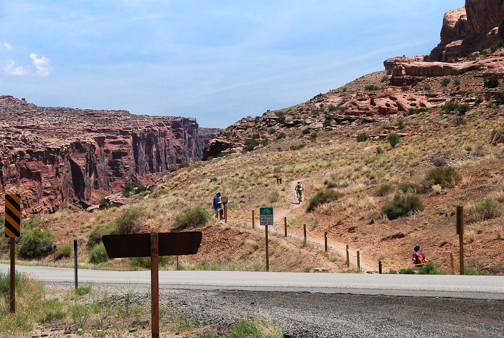 Porcupine Rim Trail... 20110618_6347 Looking up the bottom… Flickr