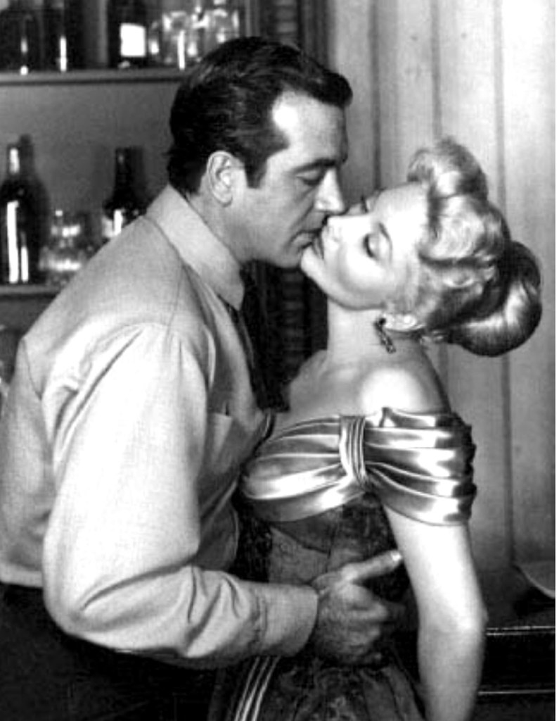 John Payne, Mari Blanchard 1954 in ''Rails into Laramie'', (1954) a