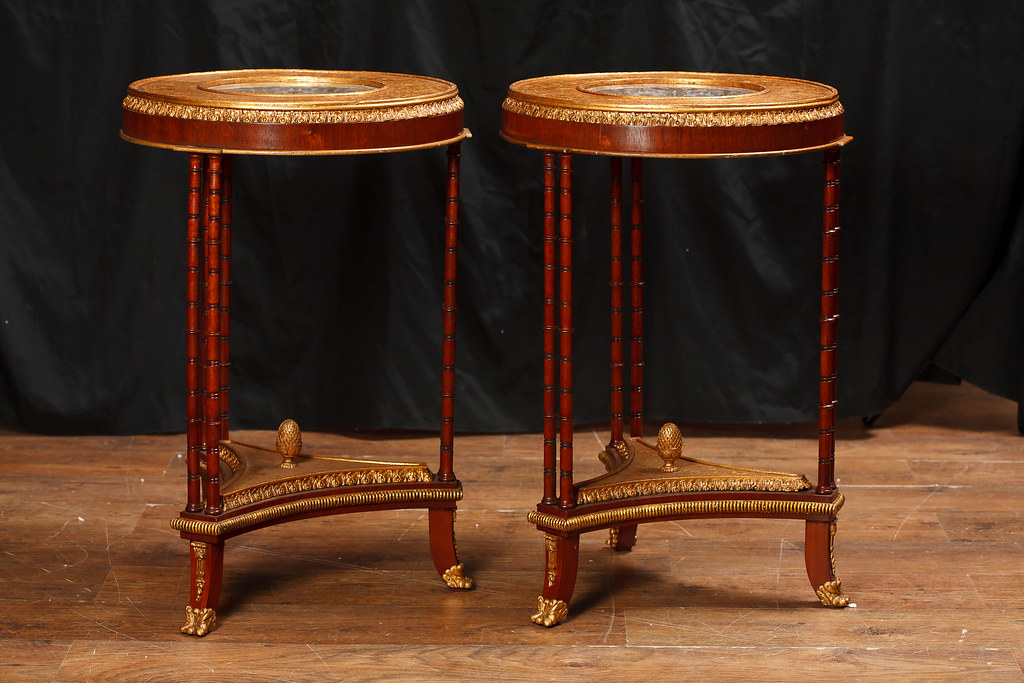 Antique Sevres Porcelain Side Tables www.canonburyantiques… Flickr