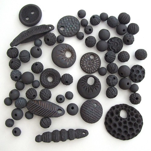 new black clay experimenting with textures on the black cl… Flickr