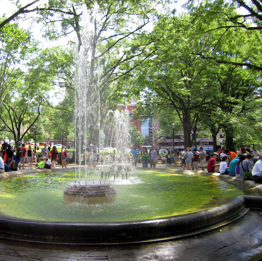 fountain in Franklin Square Park a photo on Flickriver