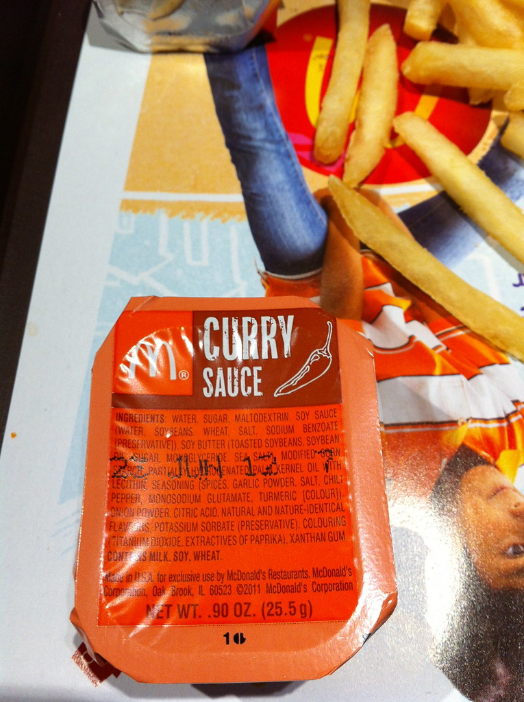 IMG_0290 Curry sauce at a McDonald's in Singapore Adam Brown Flickr