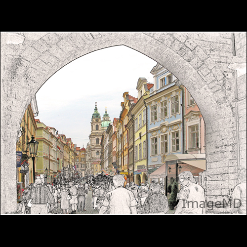 Prague Wall Old city wall , Staré Město, Prague, CZ ImageMD Flickr