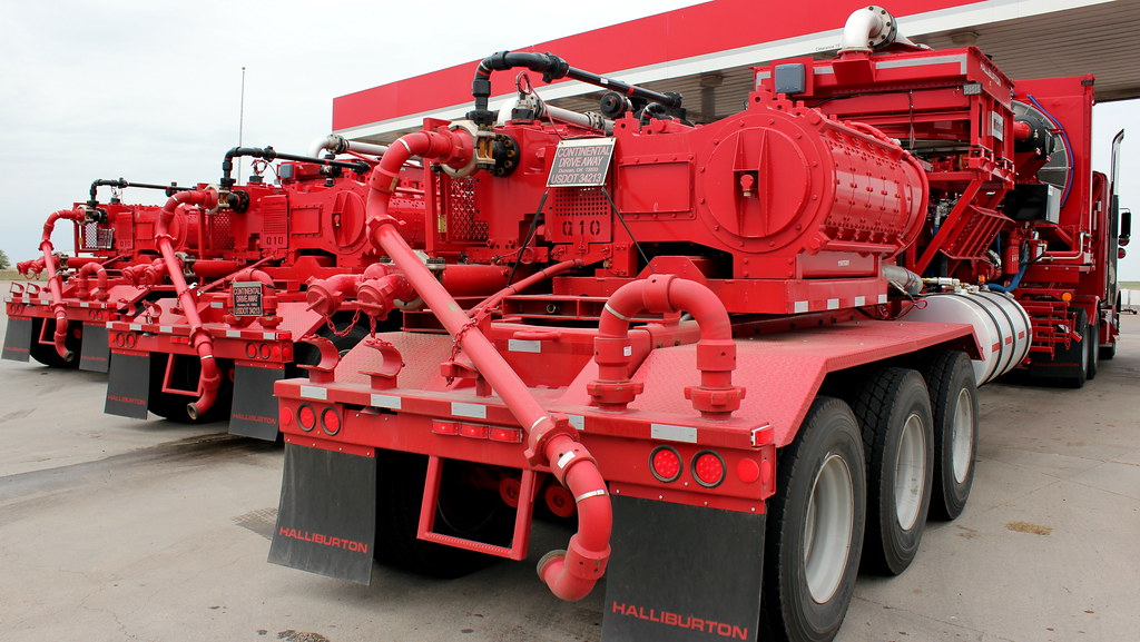 Halliburton Fracking Trucks