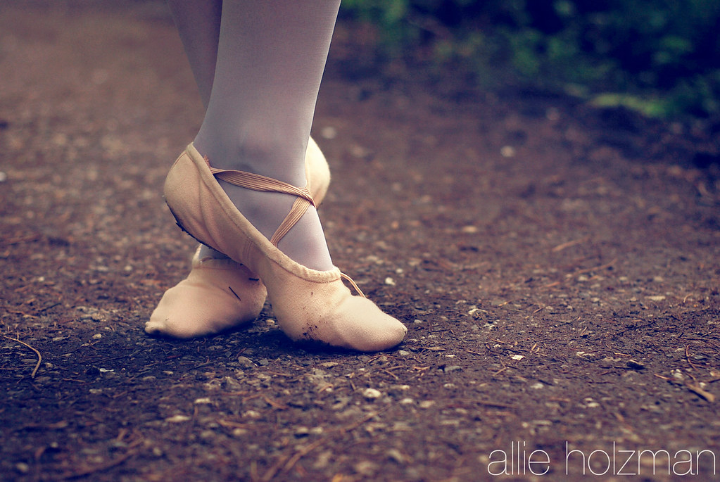 ballet shoes Had a lot of fun playing in the woods with Ca… Flickr