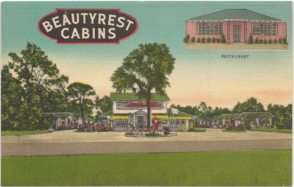 FL Jacksonville Bayard FL 1930s The Beautyrest Motel & Cab… Flickr