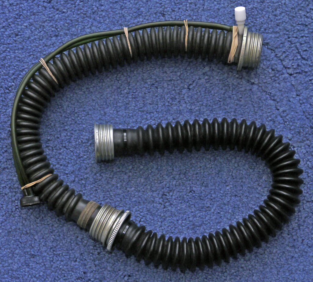 Aroma Gas Mask Hose An addition to a standard gas mask hos… Flickr